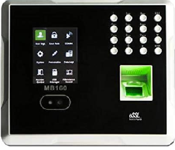 "eSSL MB160 face and fingerprint biometric attendance system"