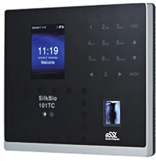 "eSSL SilkBio-101TC biometric device with face and fingerprint scanner"