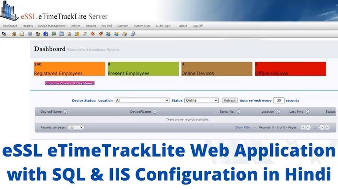 essl etimetracklite web software