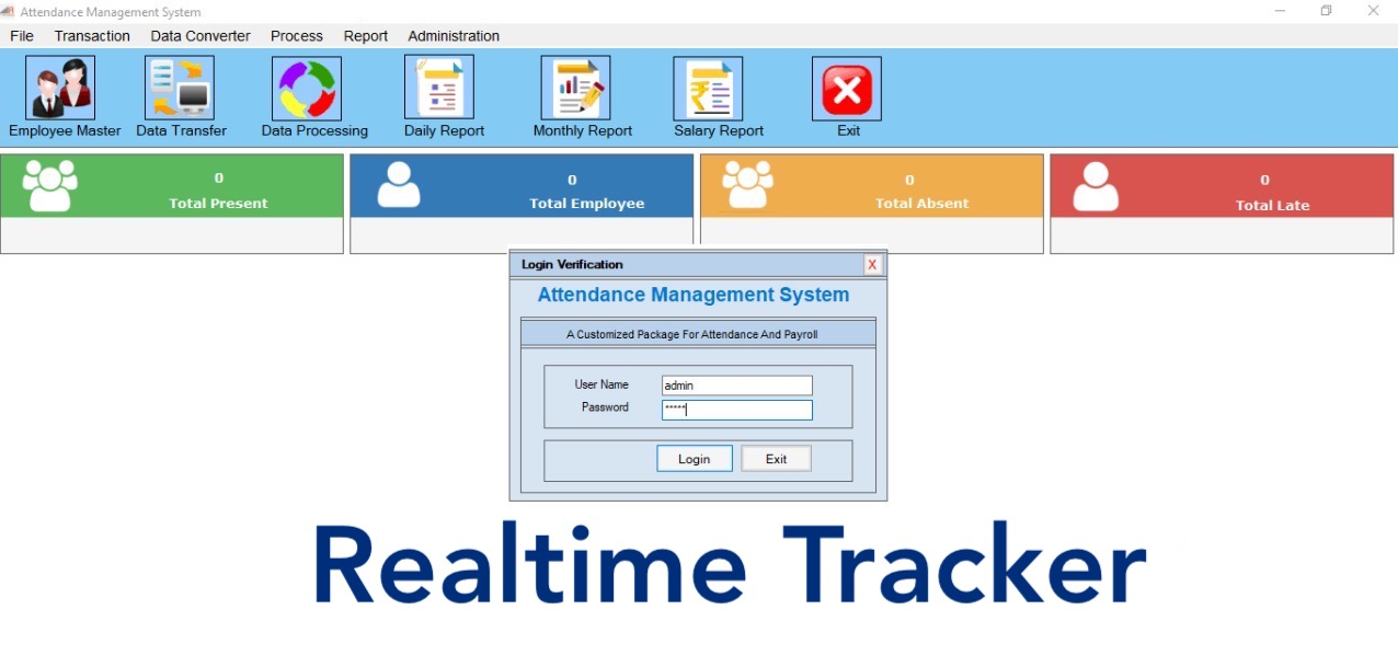 realtime attendance tracker software