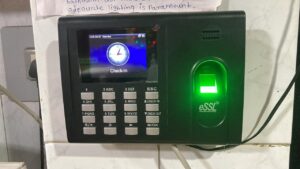 essl finger attendance machine